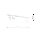 Emibig Emibig BASTER 3 WHITE - Lámpara de techo moderna para una iluminación elegante