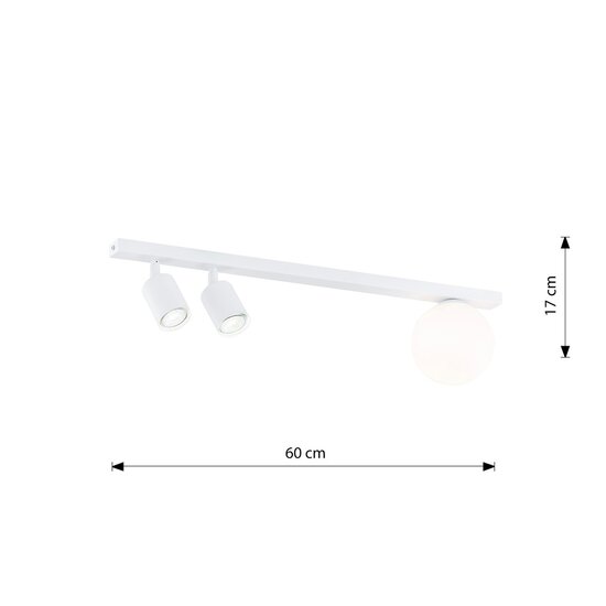 Emibig Emibig BASTER 3 WHITE - Lampe de plafond moderne pour un look élégant