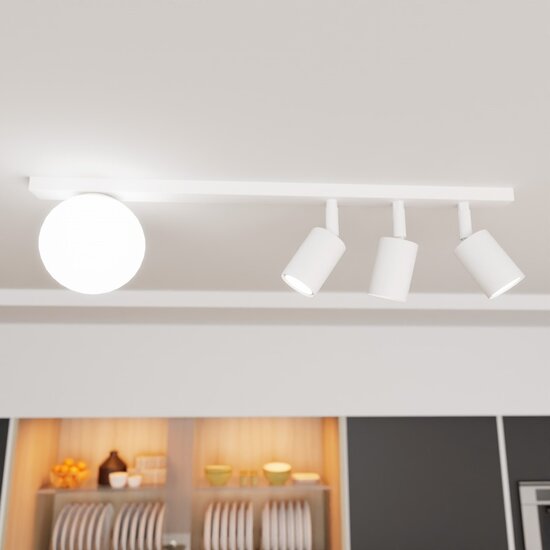 Emibig Emibig BASTER 4 WHITE - Moderne plafondlamp voor elke ruimte