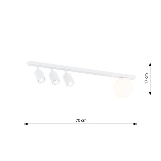Emibig Emibig BASTER 4 WHITE - Lampe de plafond moderne pour un éclairage stylé