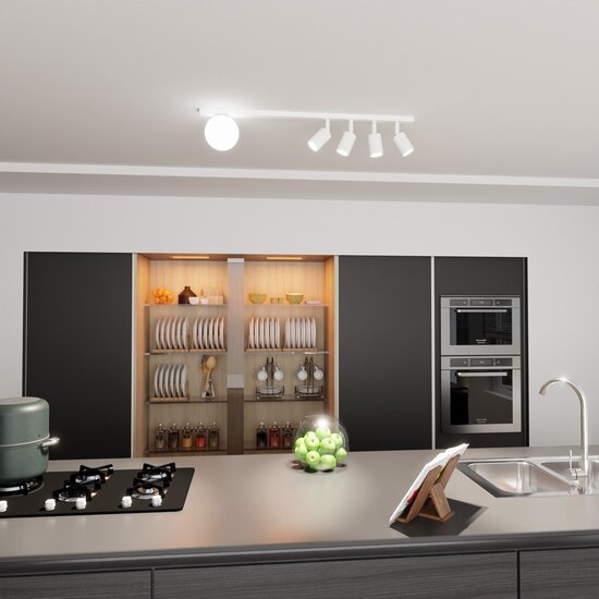 Emibig Emibig BASTER 5 WHITE - Modern ceiling lamp for any space