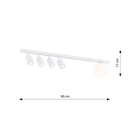 Emibig Emibig BASTER 5 WHITE - Lámpara de techo moderna para una iluminación elegante