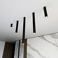 Emibig Emibig TECNO 1M BLACK - Lampe de plafond minimaliste pour tous les espaces