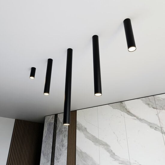Emibig Emibig TECNO 1M BLACK - Lampe de plafond minimaliste pour tous les espaces