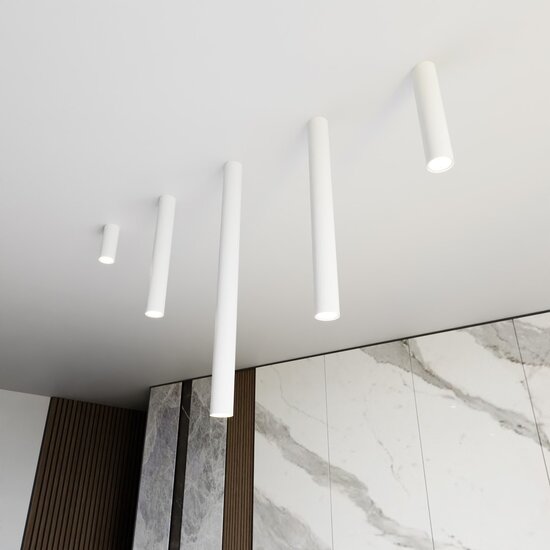 Emibig Emibig TECNO 1L WHITE - Minimalist ceiling lamp for any space
