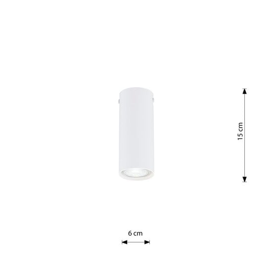 Emibig Emibig TECNO 1S WHITE - Minimalist ceiling lamp for any space