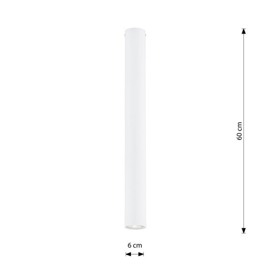 Emibig Emibig TECNO 1XL WHITE - Lámpara de techo minimalista para cualquier espacio