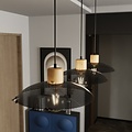 Emibig Emibig KOBE 3 BLACK - Elegant Japandi Chandelier for Any Space