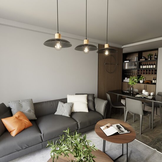 Emibig Emibig KOBE 3 BLACK - Lustre Japandi Élégant pour Chaque Espace