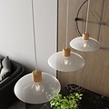Emibig Emibig KOBE 3 WHITE - Elegante Japandi Hanglamp voor elke ruimte