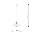 Emibig Emibig SPIRIT 1 WHITE - Elegante Japandi Hanglamp