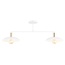 Emibig Emibig SPIRIT 2 WHITE - Elegant Japandi Chandelier for a Stylish Atmosphere