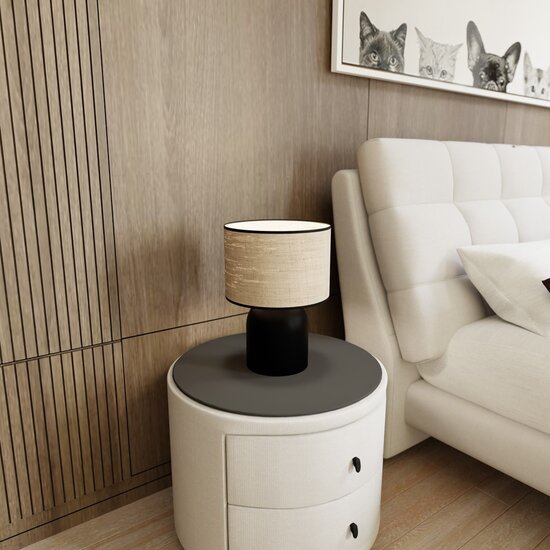 Emibig Emibig ASPEN LN1 BLACK/RATTAN - Beleuchten Sie Ihren Raum mit skandinavischem Stil