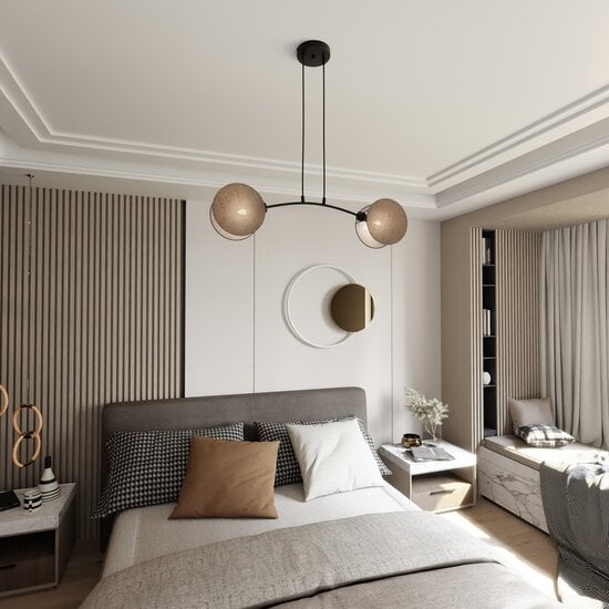 Emibig Emibig MOTIF 2 NATURAL - Stylish pendant lamp for any space