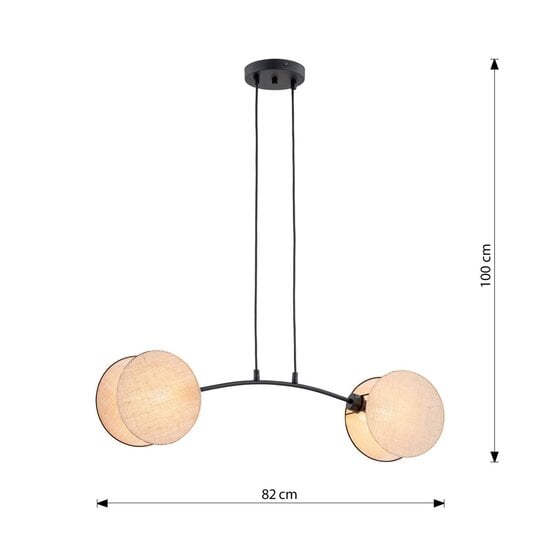 Emibig Emibig MOTIF 2 NATURAL - Lampe suspendue élégante pour tous les espaces