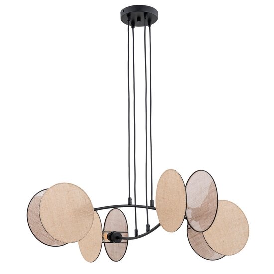 Emibig Emibig MOTIF 4 NATURAL - Una lámpara colgante boho elegante para cualquier espacio
