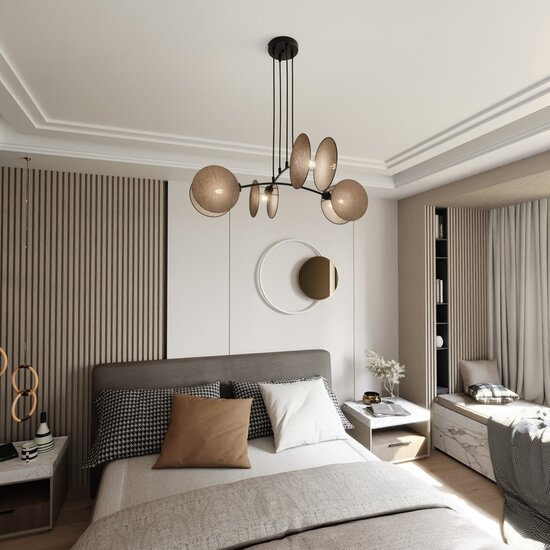 Emibig Emibig MOTIF 4 NATURAL Pendant Lamp - Bohemian style for a warm atmosphere