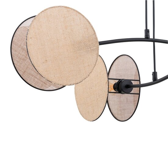 Emibig Emibig MOTIF 4 NATURAL - Une lampe suspendue boho élégante pour chaque espace