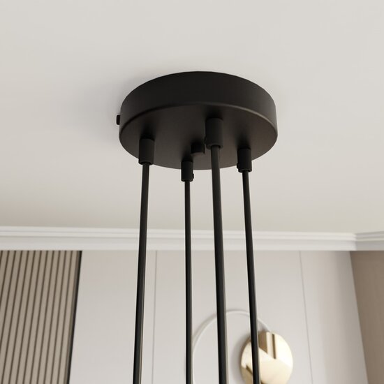 Emibig Emibig MOTIF 4 NATURAL - Une lampe suspendue boho élégante pour chaque espace