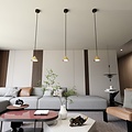 Emibig Emibig ELIT 1 BL GOLD - Minimalistische hanglamp voor elke ruimte