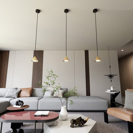 Emibig Emibig ELIT 1 BL GOLD - Lampe suspendue minimaliste pour tous les espaces
