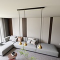 Emibig Emibig ELIT 3 BL GOLD - Minimalist Pendant Lamp for Stylish Interiors