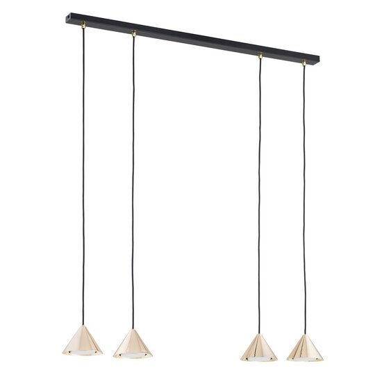 Emibig Emibig ELIT 4 BL GOLD - Minimalistische hanglamp voor elke ruimte