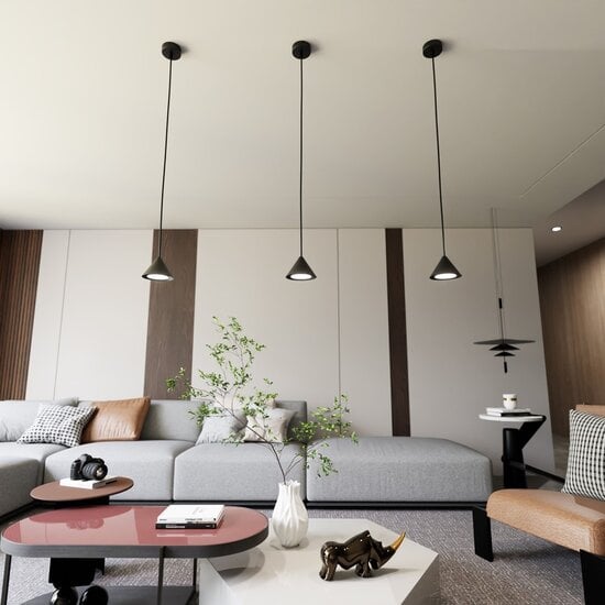 Emibig Emibig ELIT 1 BLACK - Minimalist pendant lamp for stylish interiors