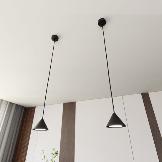 Emibig Emibig ELIT 1 BLACK - Minimalist pendant lamp for stylish interiors