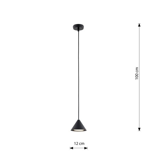 Emibig Emibig ELIT 1 BLACK - Minimalistische Pendelleuchte für stilvolles Ambiente