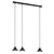 Emibig Emibig ELIT 3 BLACK Hanglamp