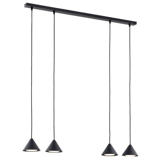 Emibig Emibig ELIT 4 BLACK - Lámpara colgante minimalista para un ambiente elegante
