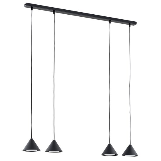 Emibig Emibig ELIT 4 BLACK - Lámpara colgante minimalista para un ambiente elegante