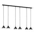 Emibig Emibig ELIT 6 BLACK - Lampe Suspendue Minimaliste pour un Intérieur Élégant