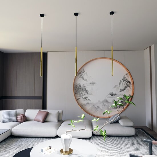 Emibig Emibig SELTER 1 GOLD - Elegante Pendelleuchte für eine glamouröse Atmosphäre