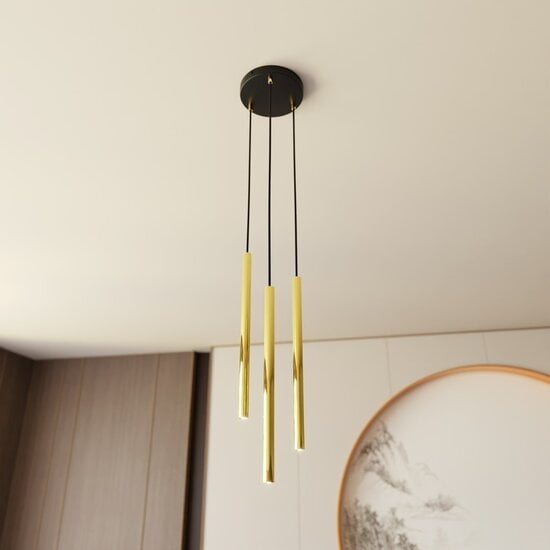 Emibig Emibig SELTER 3 PREMIUM GOLD - Luxurious pendant lamp for any space