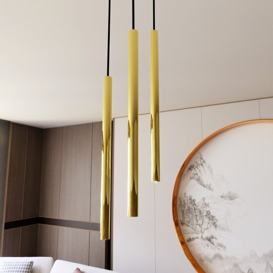 Emibig Emibig SELTER 3 PREMIUM GOLD - Luxurious pendant lamp for any space