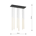 Emibig Emibig SELTER 6 GOLD - Illuminate your space with glamour