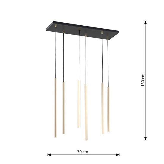 Emibig Emibig SELTER 6 GOLD - Illuminate your space with glamour