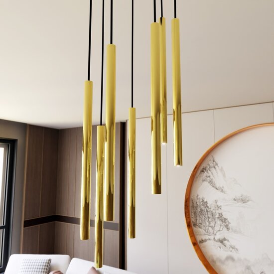 Emibig Emibig SELTER 7 PREMIUM GOLD - Glamour Hanglamp voor een Luxe Sfeer