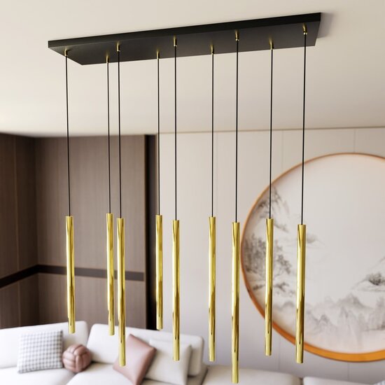 Emibig Emibig SELTER 9 GOLD - Glamour Hanglamp voor een Luxe Sfeer