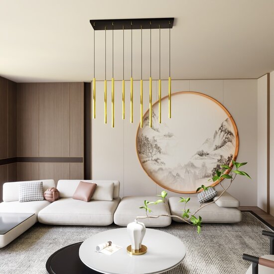 Emibig Emibig SELTER 9 GOLD - Glamouröse Pendelleuchte für jeden Raum