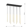 Emibig Emibig SELTER 9 GOLD - Glamour Hanglamp voor een Luxe Sfeer