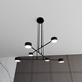 Emibig MODUS 6 BLACK - Lámpara colgante escandinava elegante para cualquier espacio