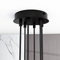 Emibig Emibig MODUS 6 BLACK - Lampe Suspendue Scandinave pour un Intérieur Élégant