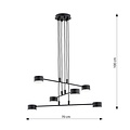 Emibig Emibig MODUS 6 BLACK - Elegante skandinavische Pendelleuchte für jeden Raum