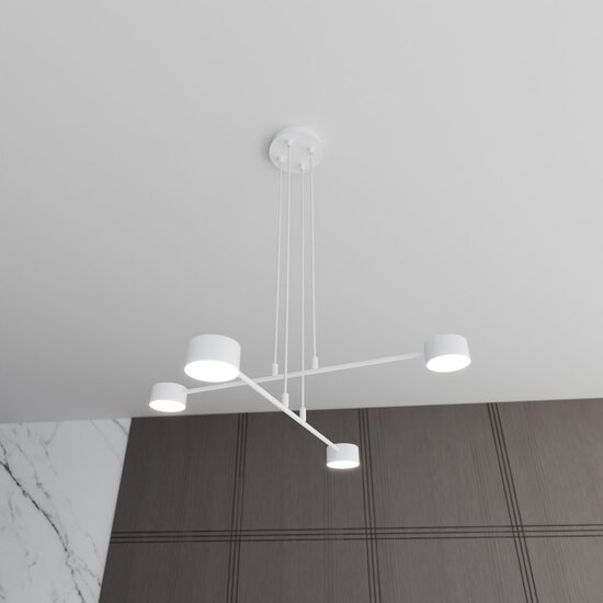 Emibig Emibig MODUS 4 WHITE - Elegant Scandinavian pendant lamp for any space