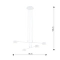 Emibig Emibig MODUS 4 WHITE - Elegante skandinavische Pendelleuchte für jeden Raum