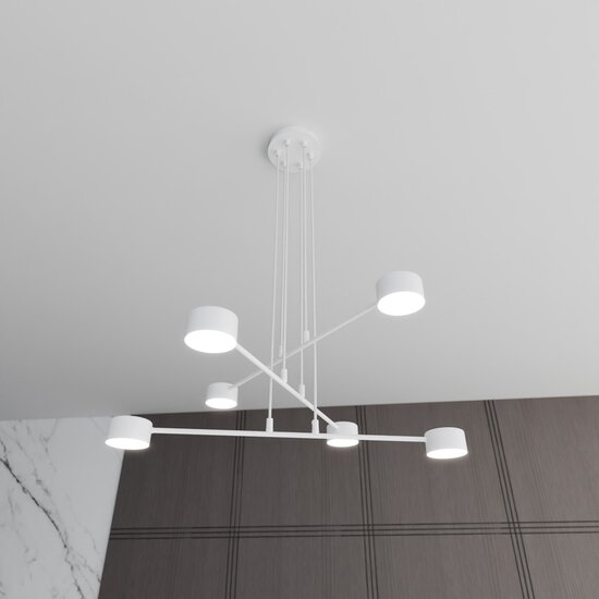Emibig Emibig MODUS 6 WHITE - Elegant Scandinavian pendant lamp for any space