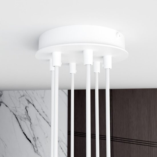 Emibig Emibig MODUS 6 WHITE - Elegant Scandinavian pendant lamp for any space